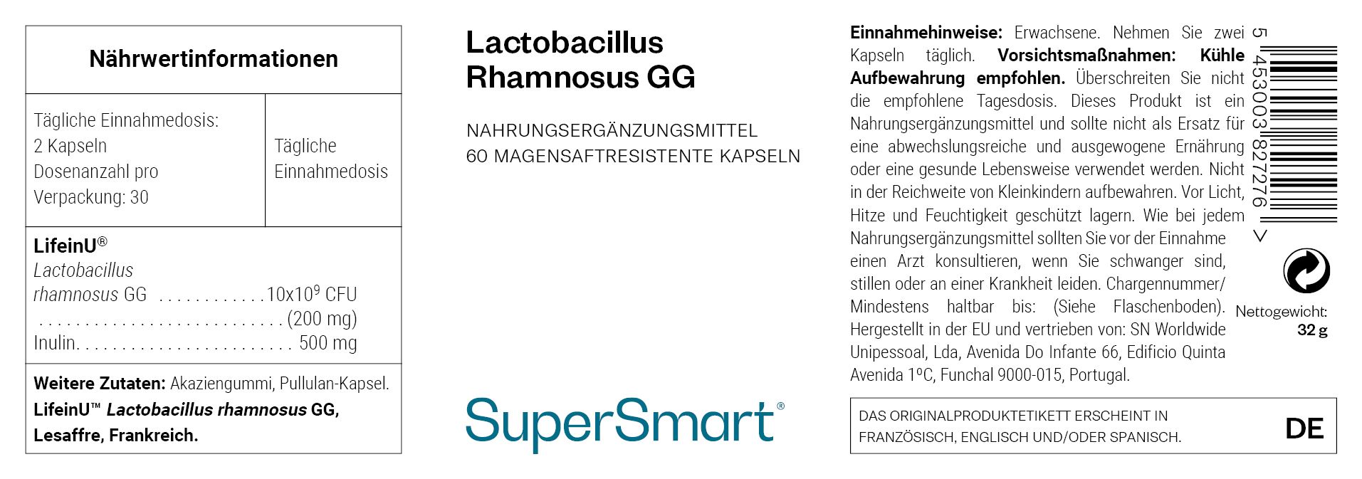 Lactobacillus rhamnosus GG - SuperSmart