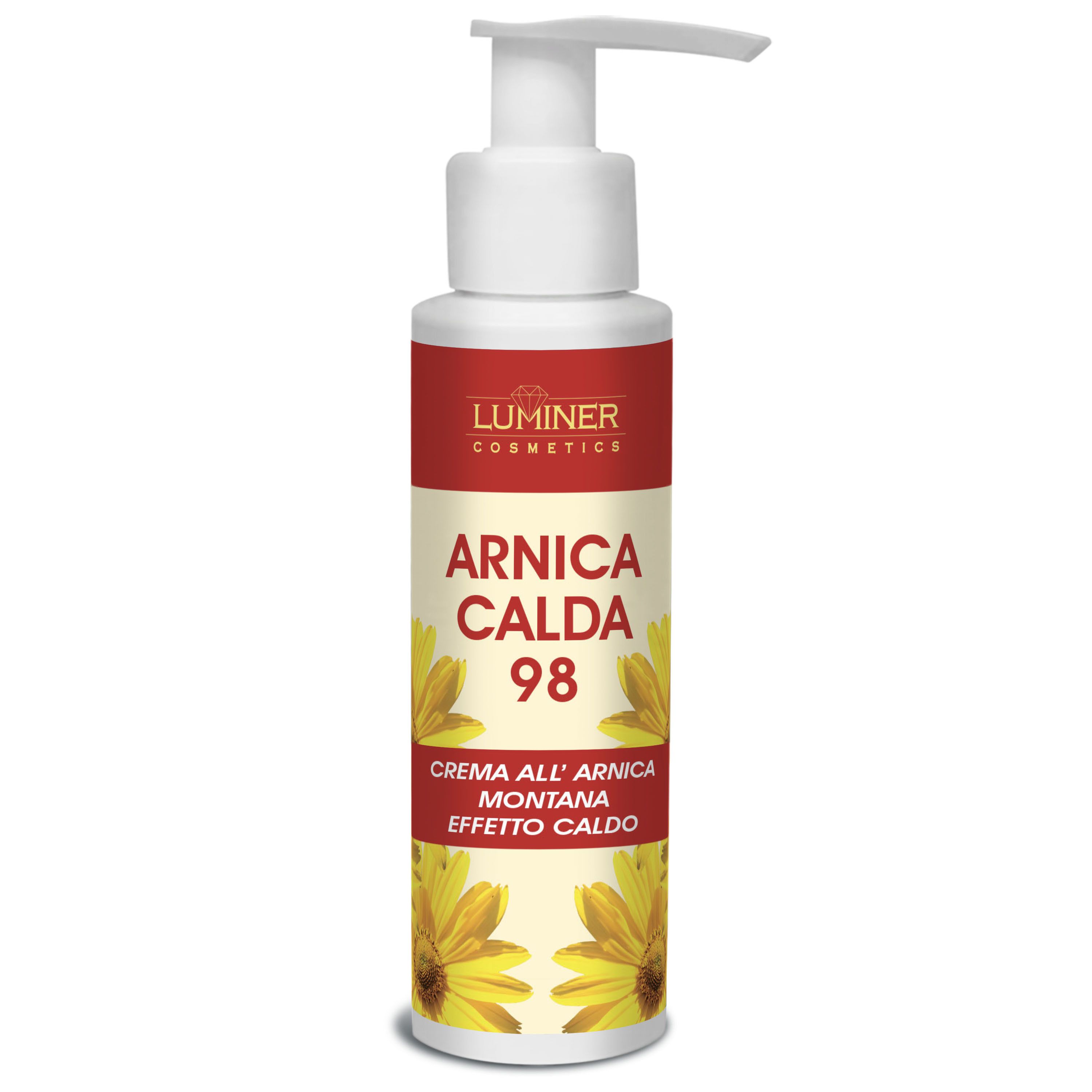 LUMINER - Arnica per Cavalli Uso Umano 100ml Effetto Caldo, per Massaggi ad Articolazioni e Muscoli