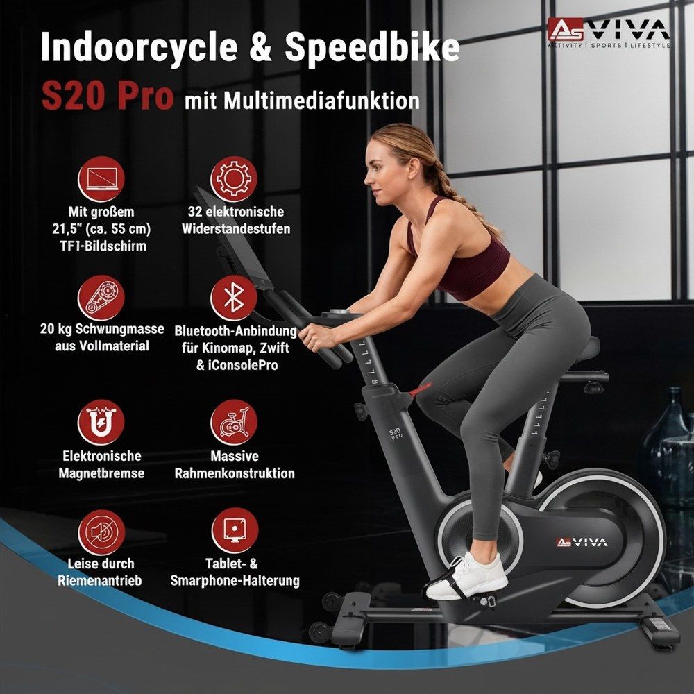 AsVIVA Speedbike Multimedia Studio Pro S20