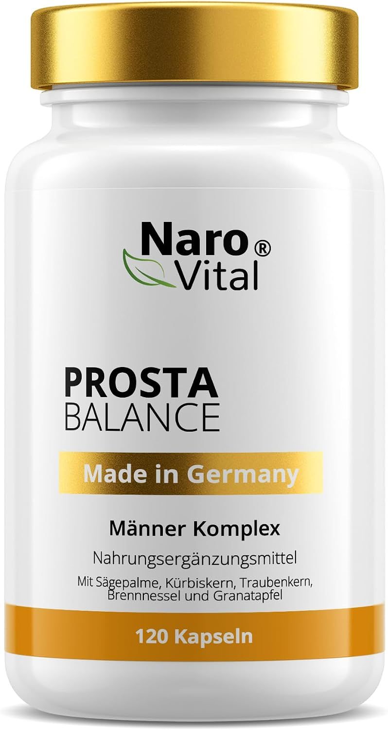 NaroVital Prostata Komplex hochdosiert 120 vegane Kapseln Sägepalmextrakt St
