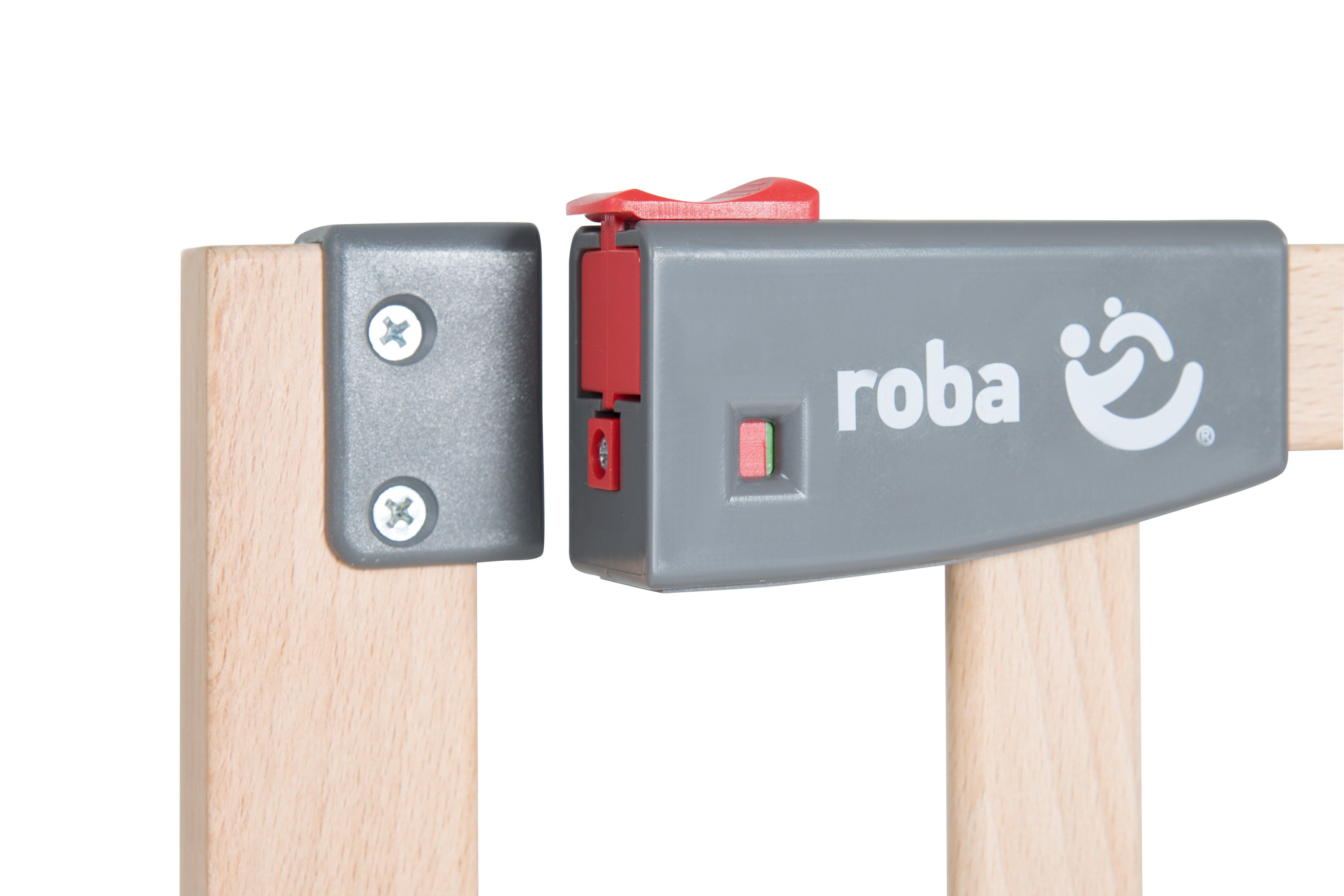 roba Türschutzgitter 'Safety Up' 78 - 100 cm - Holz natur