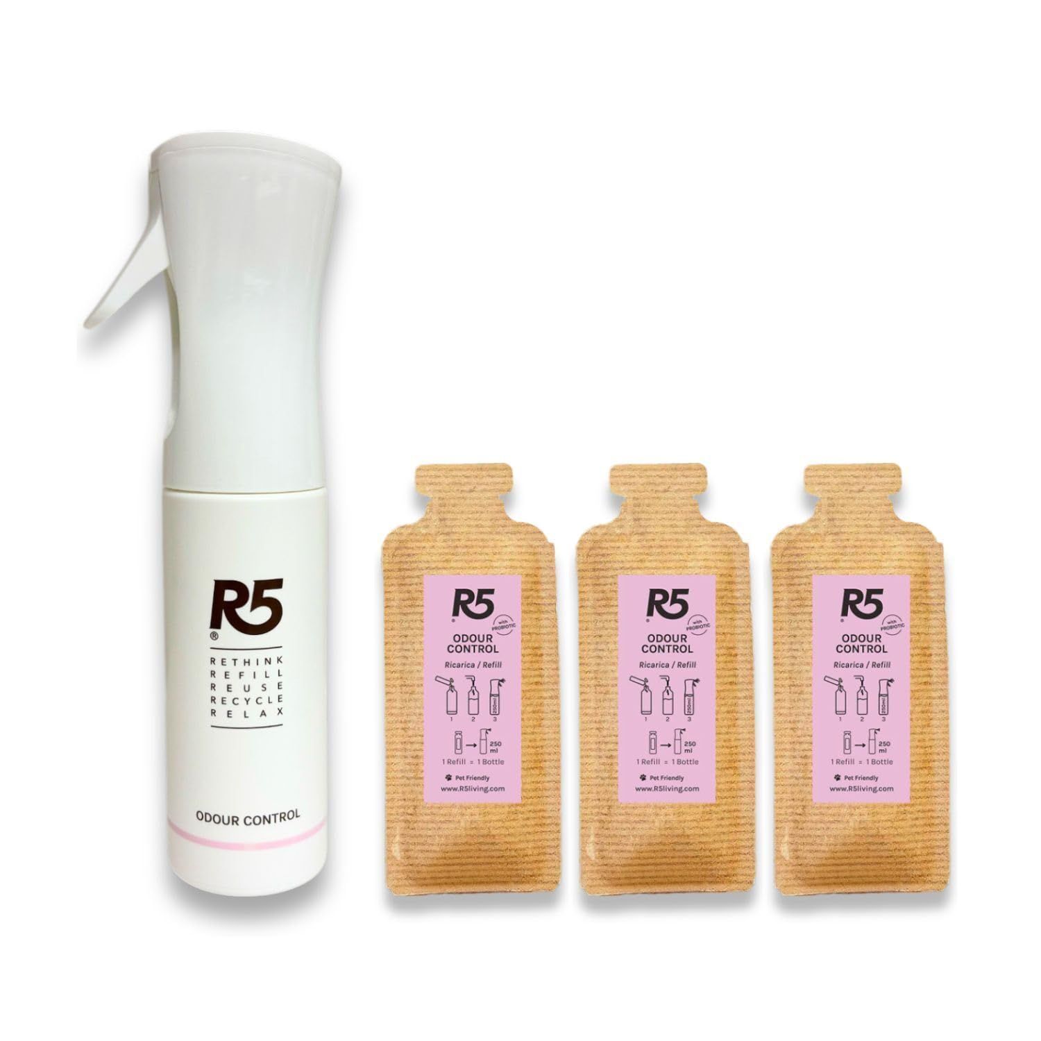 R5 Kit Odour Control Raumdeodorant, Frischer Duft