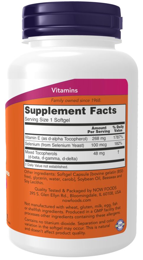 Now Foods Natürliches Vitamin E 400 IE