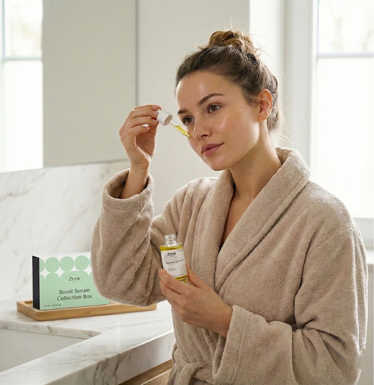 Zero Skin Boost Serum Collection Box, festigend glättend für reife und anspruchsvolle Haut