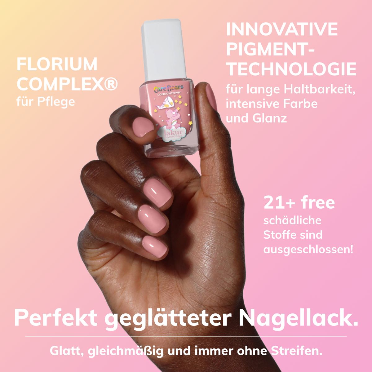 LONDONTOWN lakur Care Bears BFF Nagellack