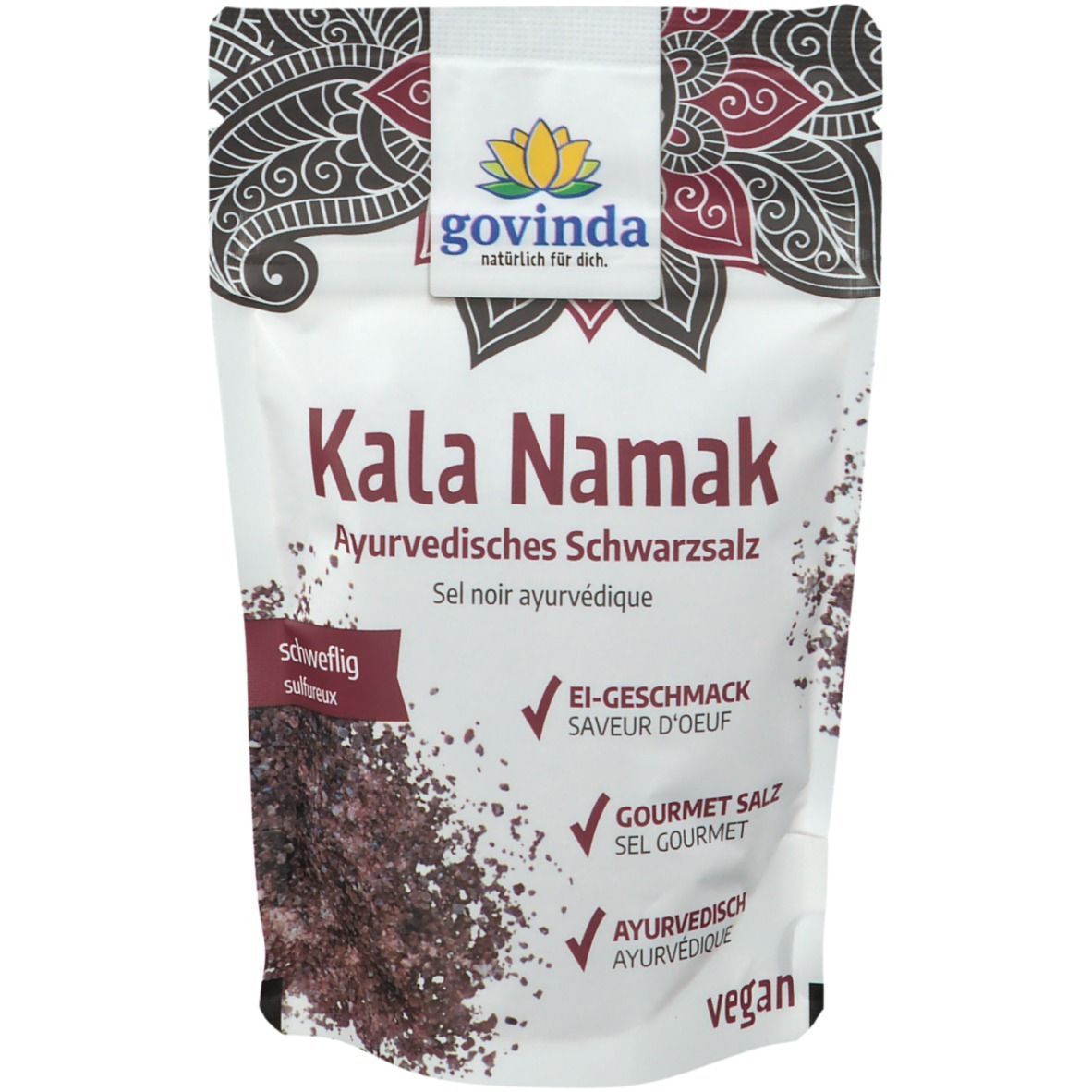 Govinda Kala Namak Schwarzsalz 150 g Sonstige