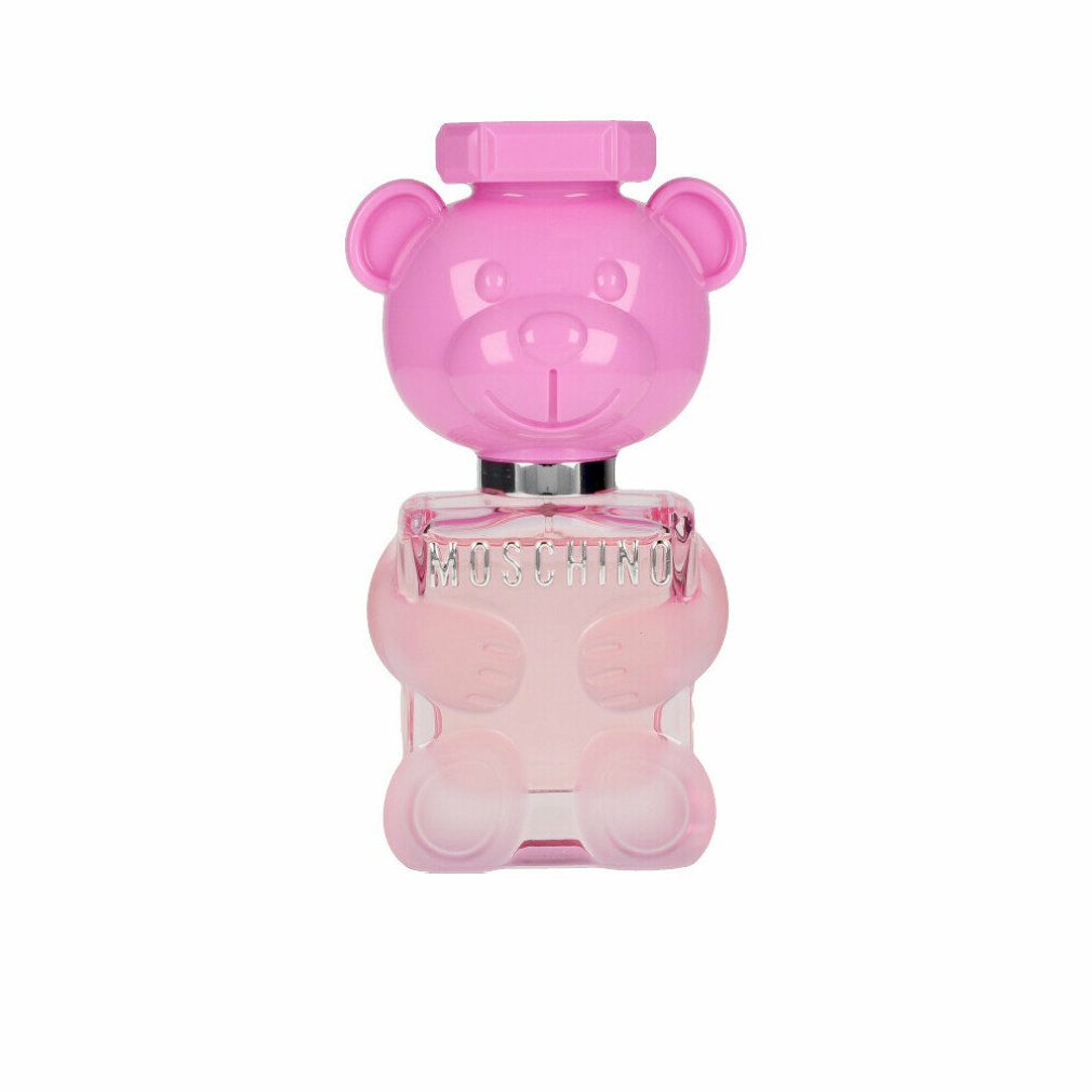 Moschino Toy 2 Bubble Gum Eau de Toilette Flakon in Bärenform, rosa.