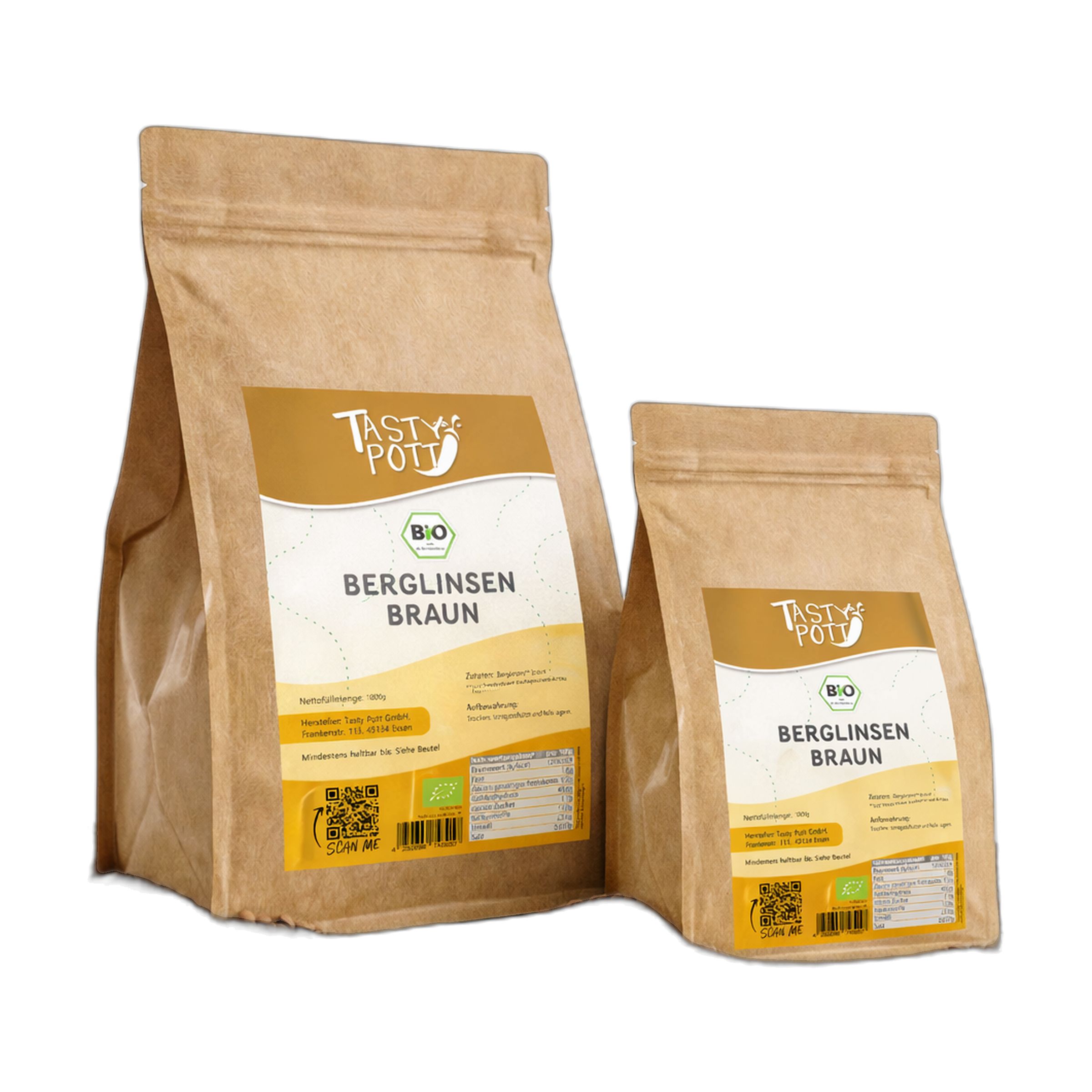 Tasty-Pott Tasty Pott Bio Berglinsen 2000 g