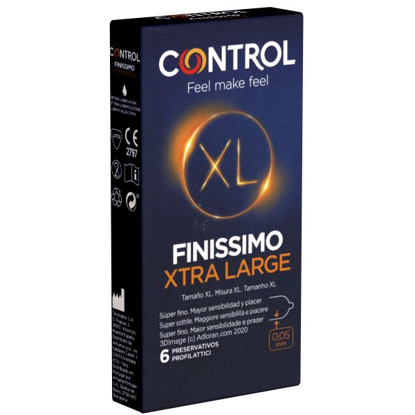 Control *Finissimo Xtra Large* ultradünne XXL-Kondome für super sensitives Vergnügen
