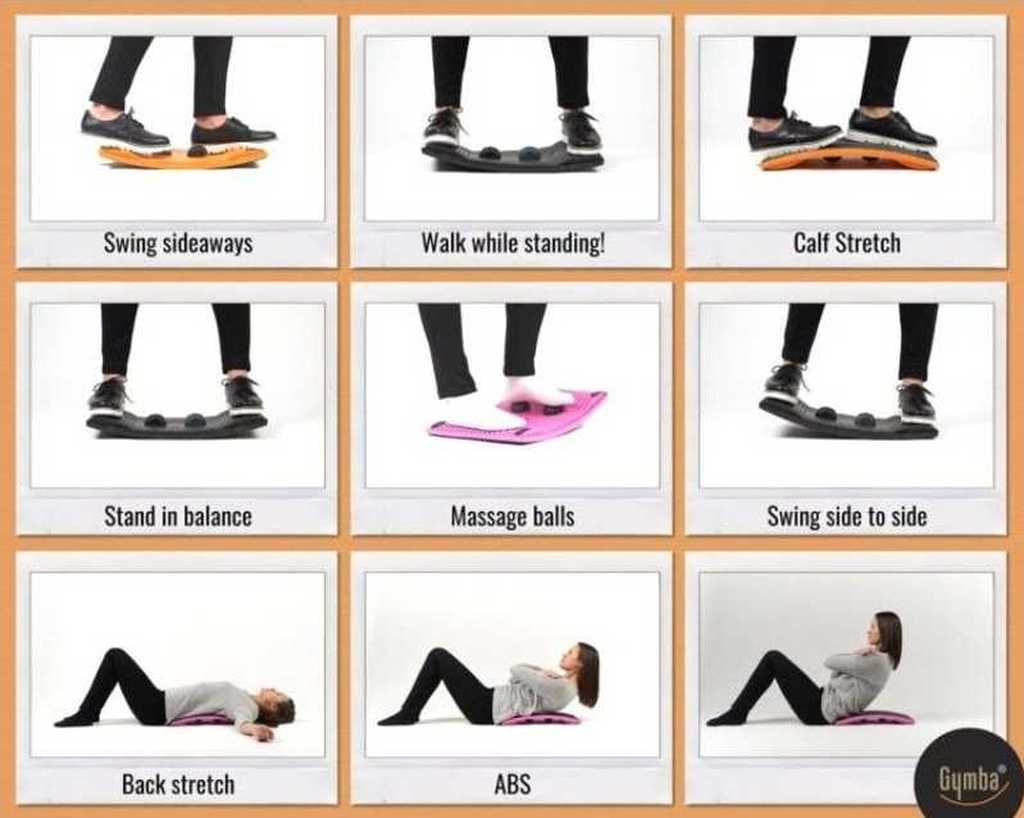 Work & Move Balance Board - Gymba - ergonomisch, nachhaltig
