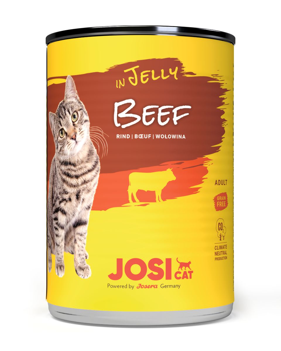 JosiCat Beef in Jelly 12x400 g