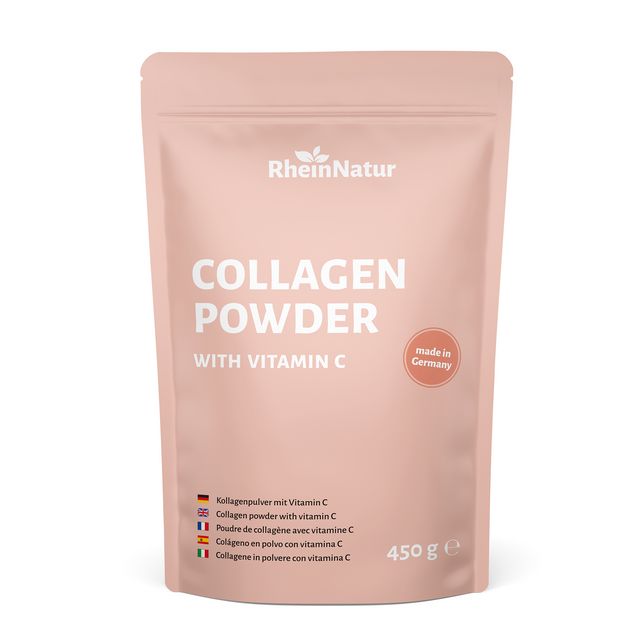 Rheinnatur Kollagen Hydrolysat Pulver mit Vitamin C 450 g