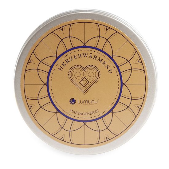 Lumunu Massagekerze "Herzerwärmend"