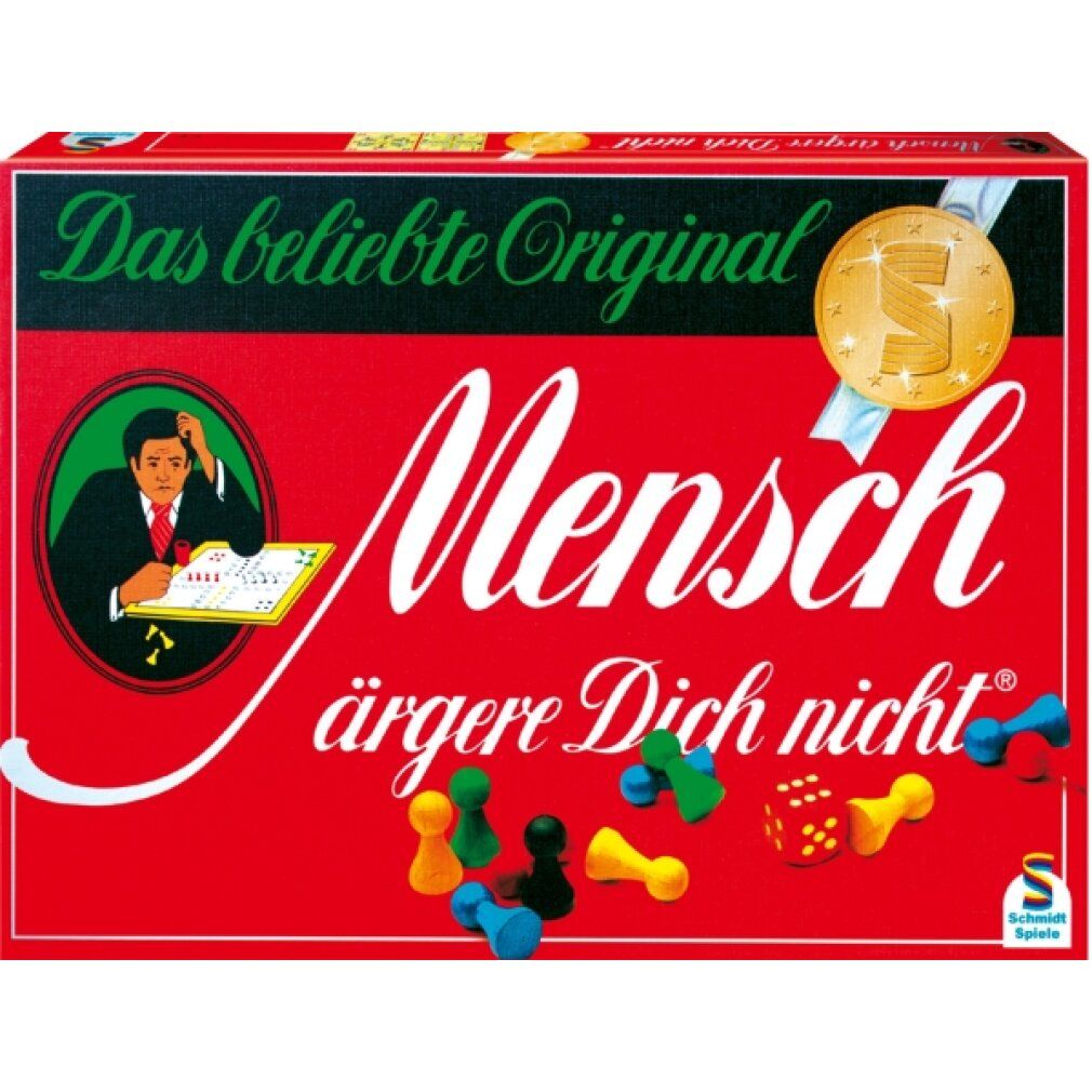 Schmidt Spiele Mensch ärgere dich nicht - Jubiläumsausgabe, gioco da tavolo