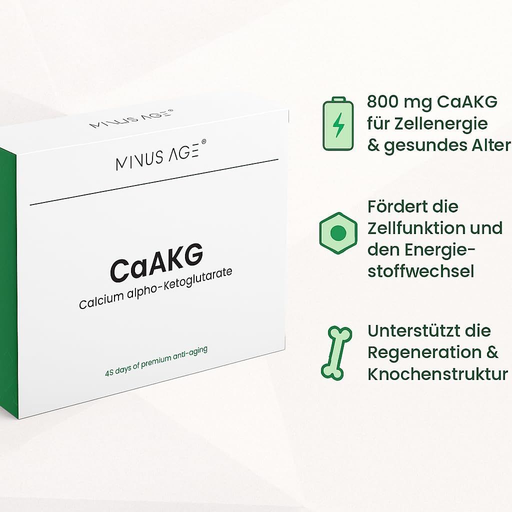 Minus Age CaAKG Zellenergie & Knochengesundheit Kapseln
