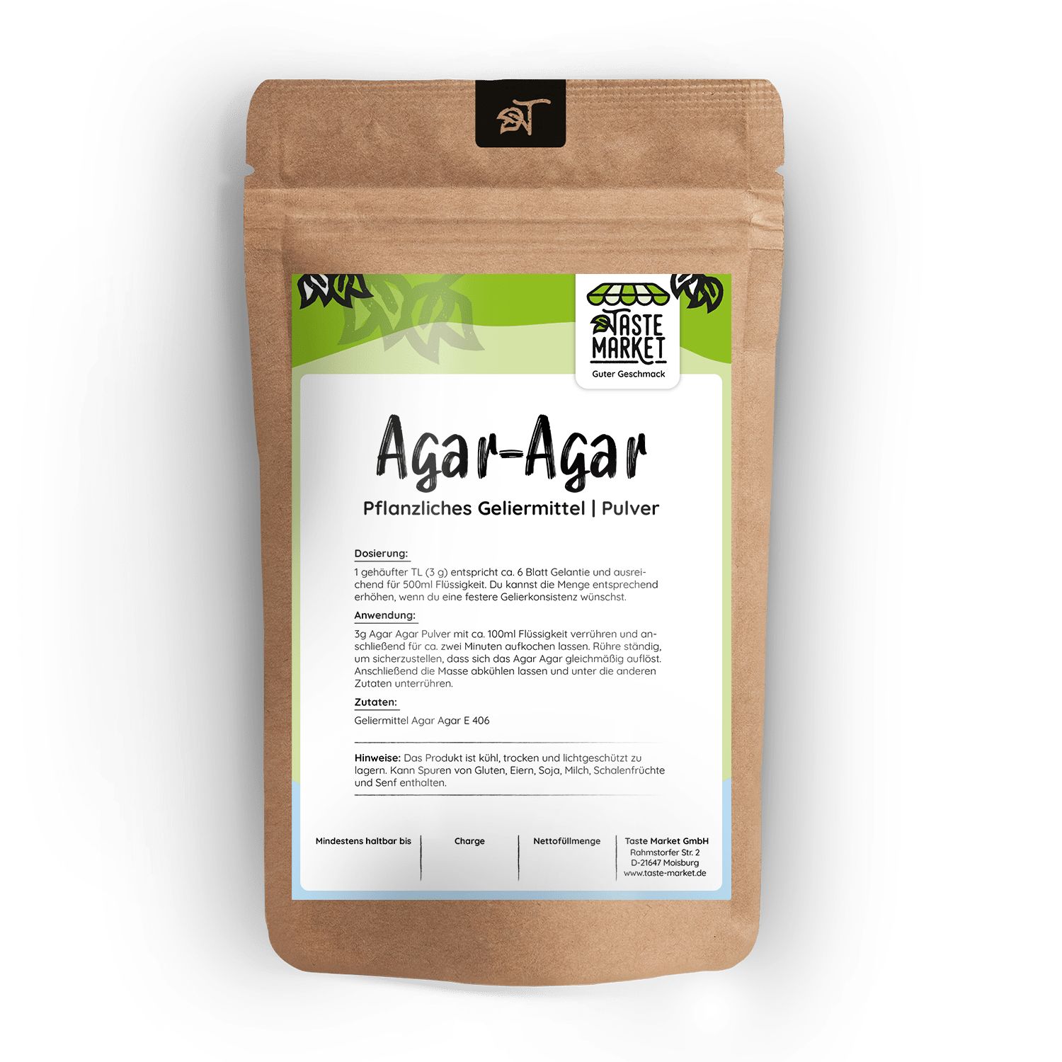 Taste Market Agar Pulver 2 kg