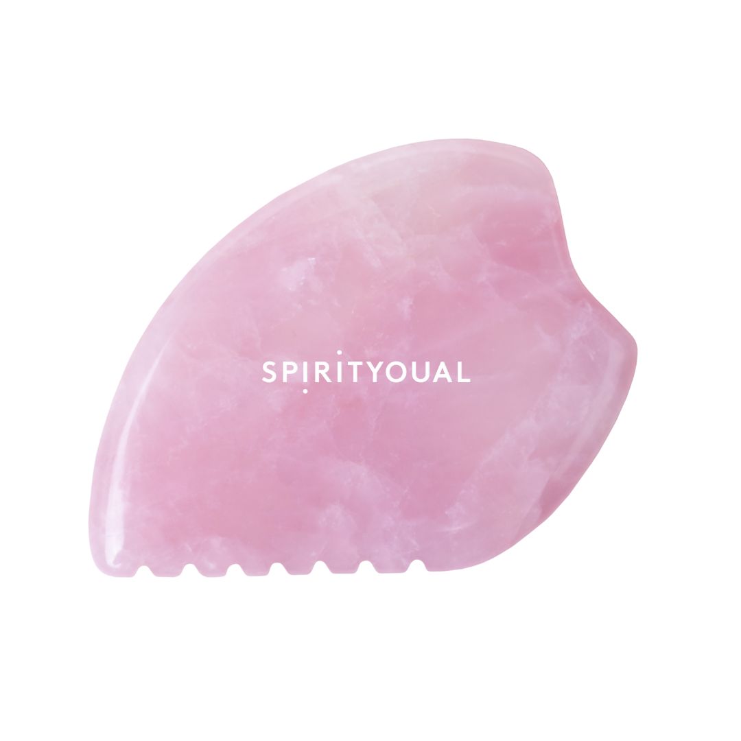 SPIRITYOUAL Energy Flow - Rosenquarz Gua Sha