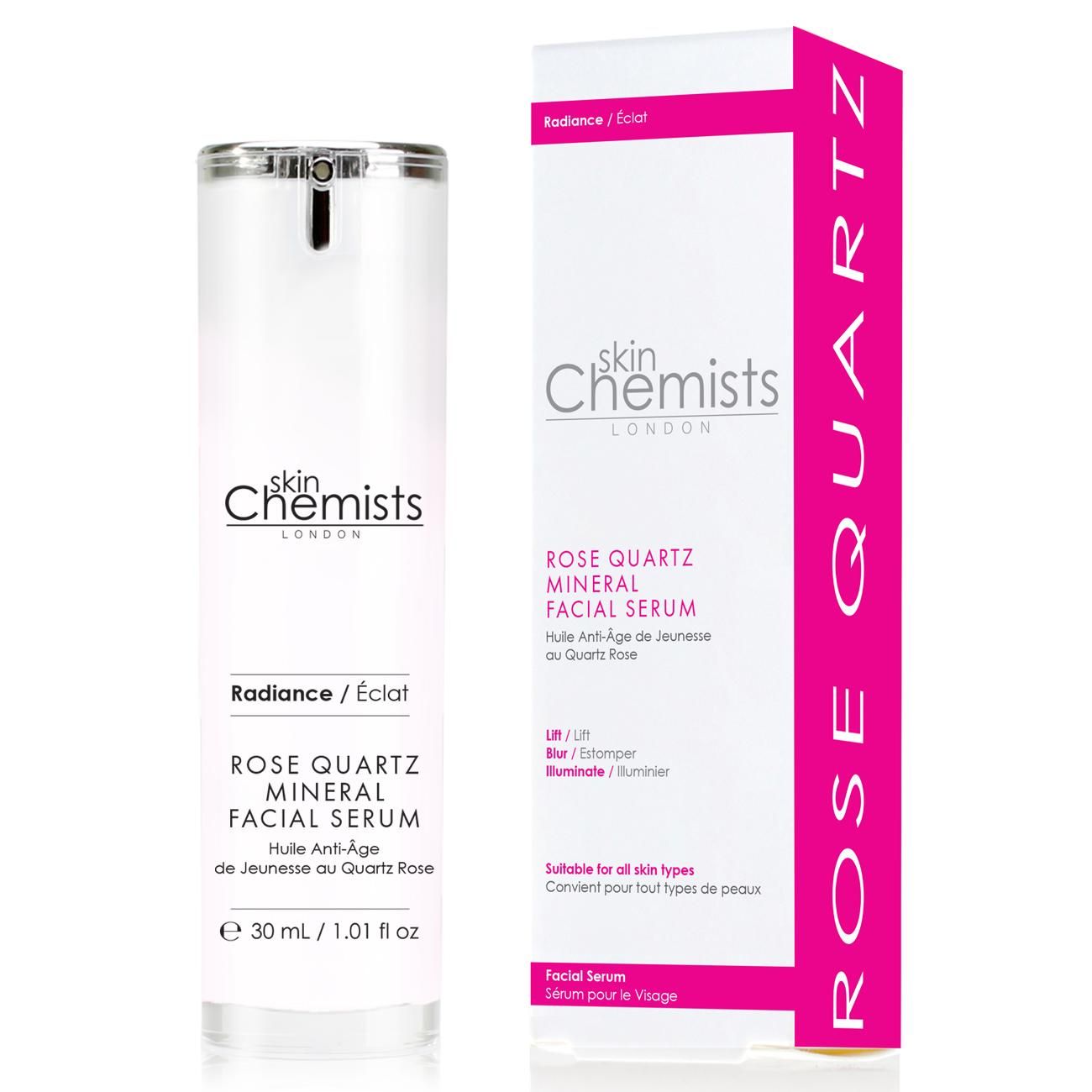 SkinChemists Rosenquarz-Hautpflege für die ganze Routine