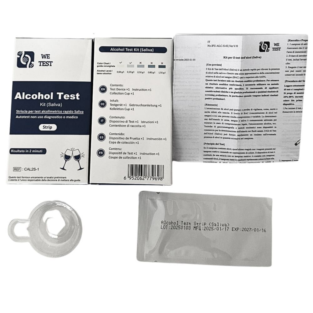 We Test Alkoholtest Speicheltest-Kit