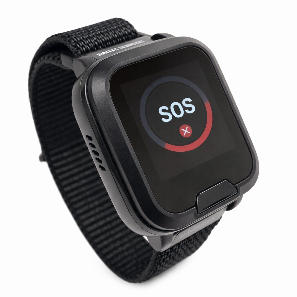 Senionex PRO 5 Band Senioren Notruf Armband schwarz 1 St
