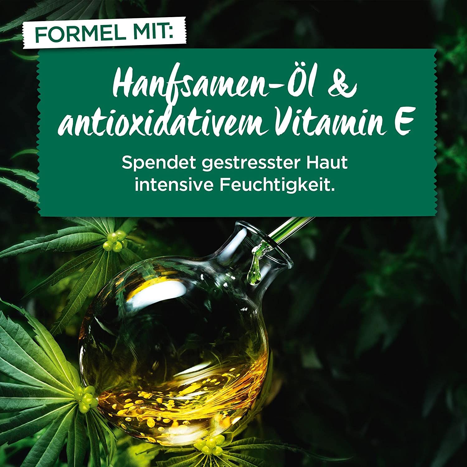 Garnier Bio-Hanf Erholung & Regeneration Nacht-Öl, Vegane Gesichtspflege