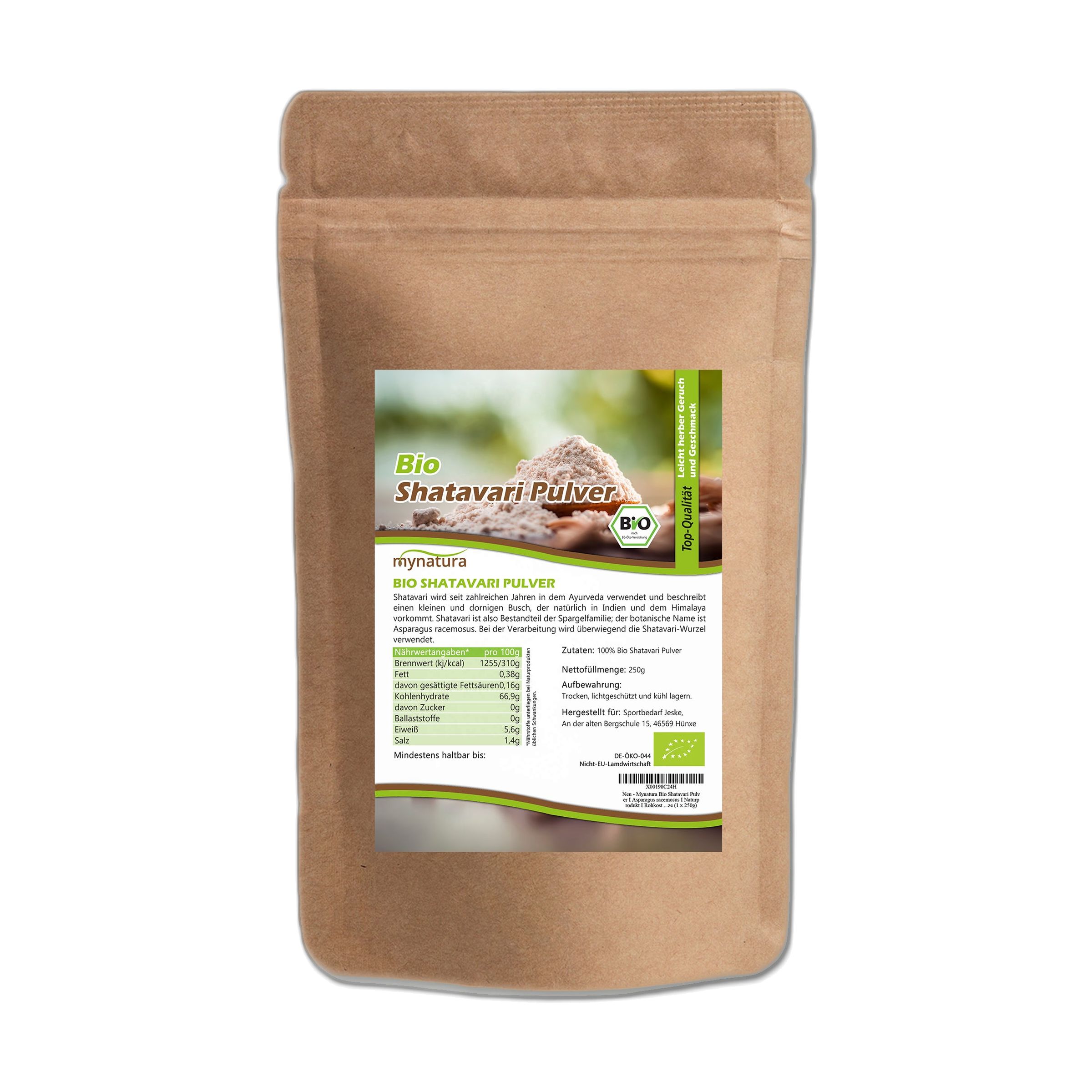 Mynatura Bio Shatavari Pulver 1 St