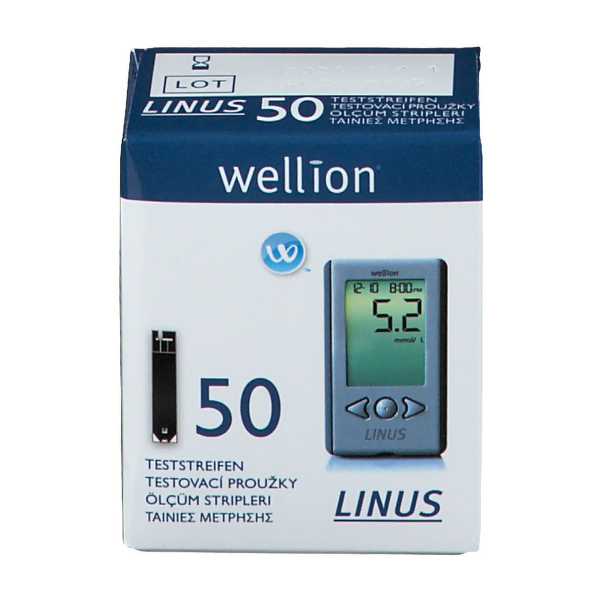 Wellion LINUS Blutzucker Teststreifen