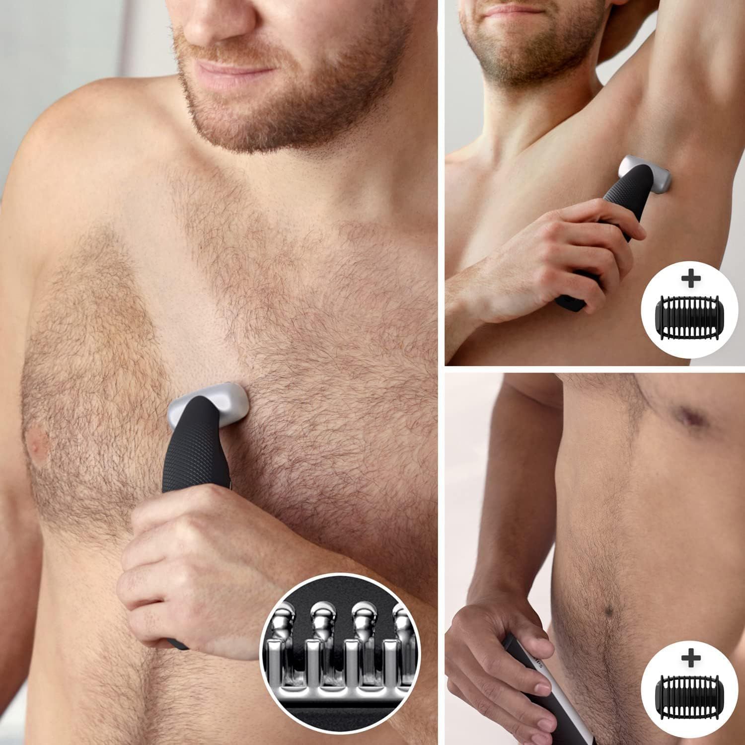 Philips Bodygroom Series 7000 mit integriertem Kammaufsatz