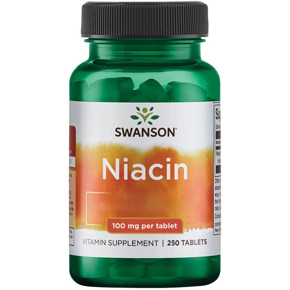 Swanson Niacin 100 mg 250 St Tabletten