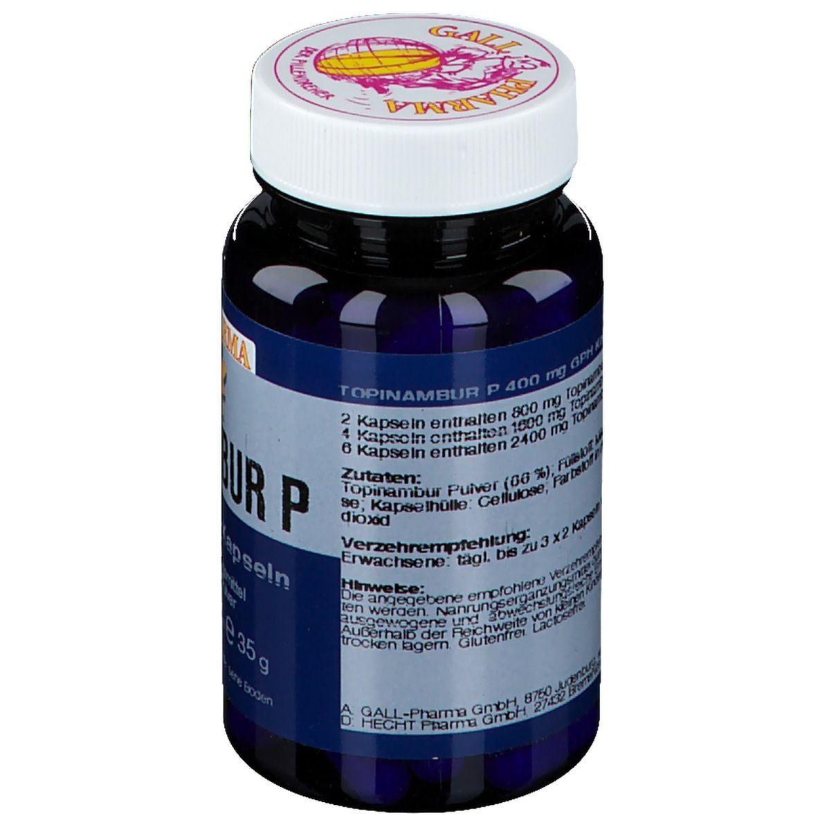 Topinambur P 400 mg GPH Kapseln 60 St