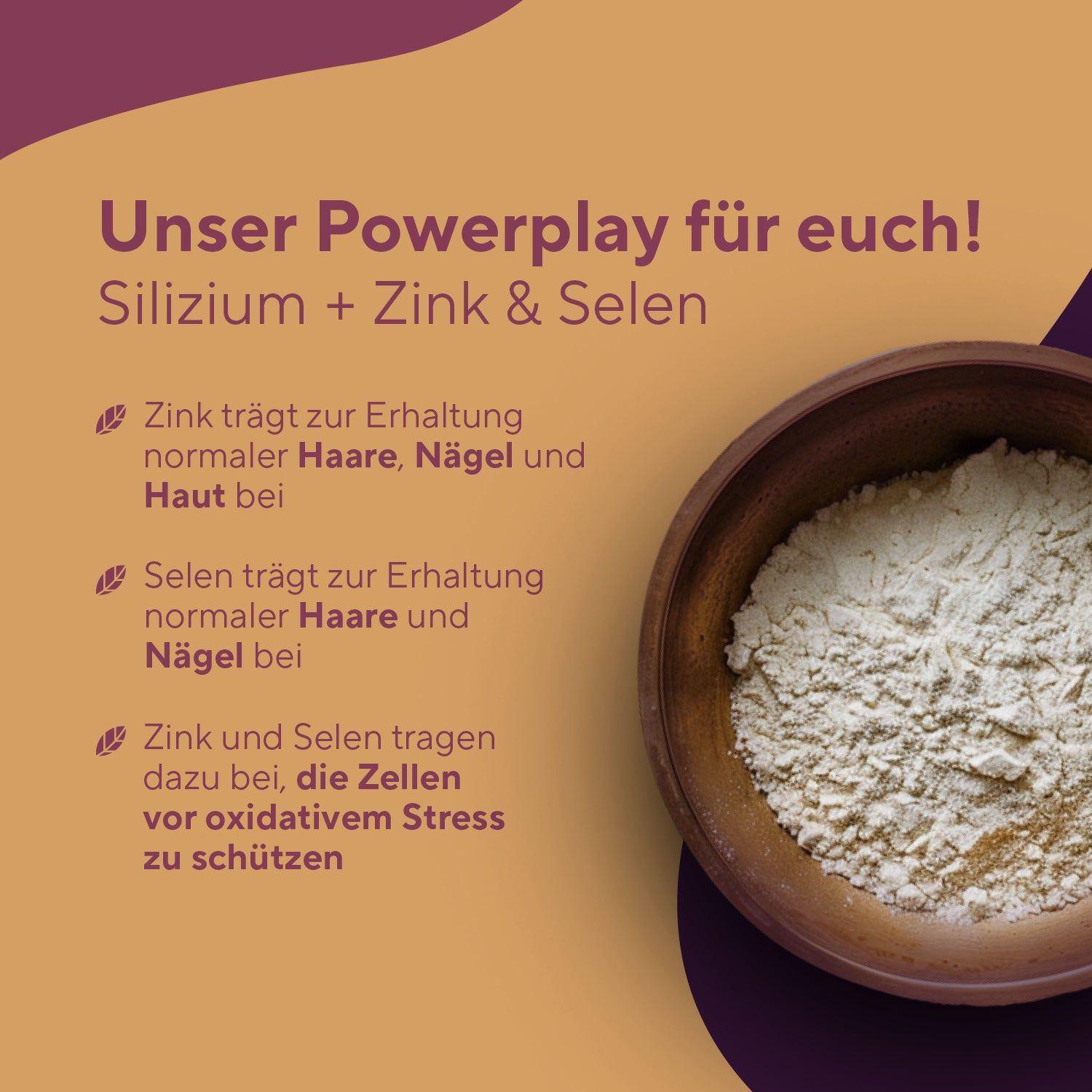 TRUE NATURE® Silizium Kapseln (aus Bambusextrakt + Zink + Selen)