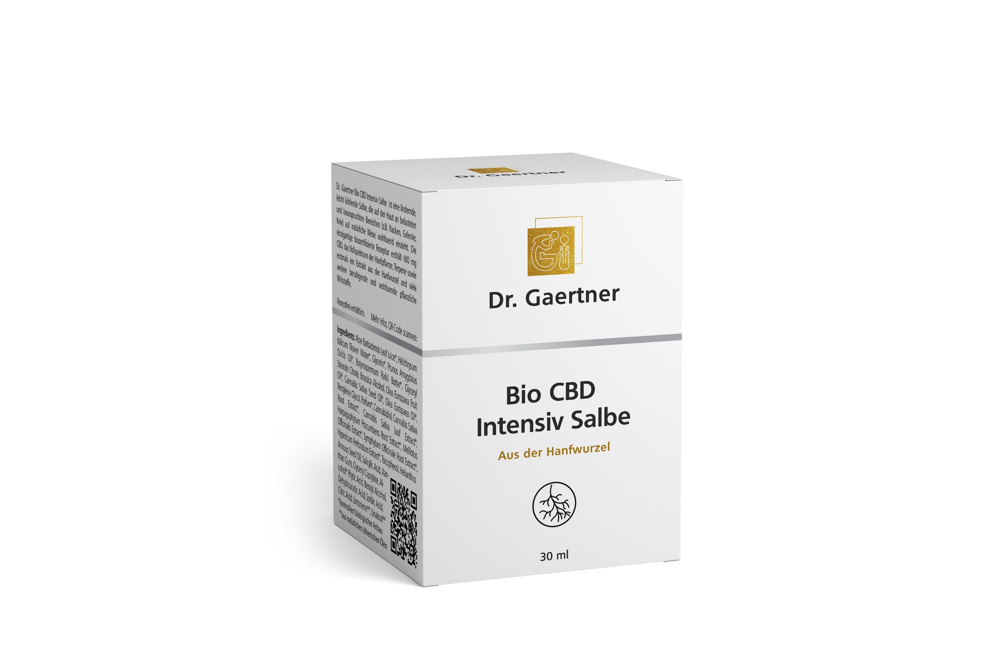 Bio CBD Intensiv Salbe aus der Hanfwurzel 30 ml Creme