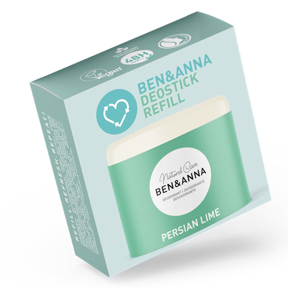 Ben & Anna Refill Case + Deostick Persian Lime 40 g