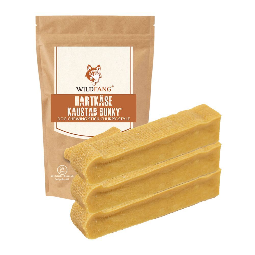 WILDFANG® Kaustab aus Hartkäse - Kaukäse - Hundeknochen Käse