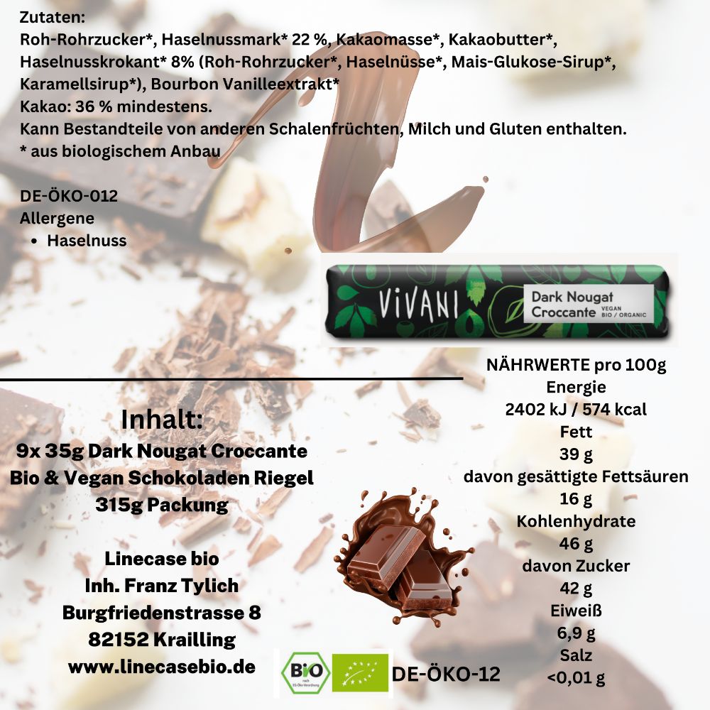 Linecase  Schoko Box-Dark Nougat Croccante