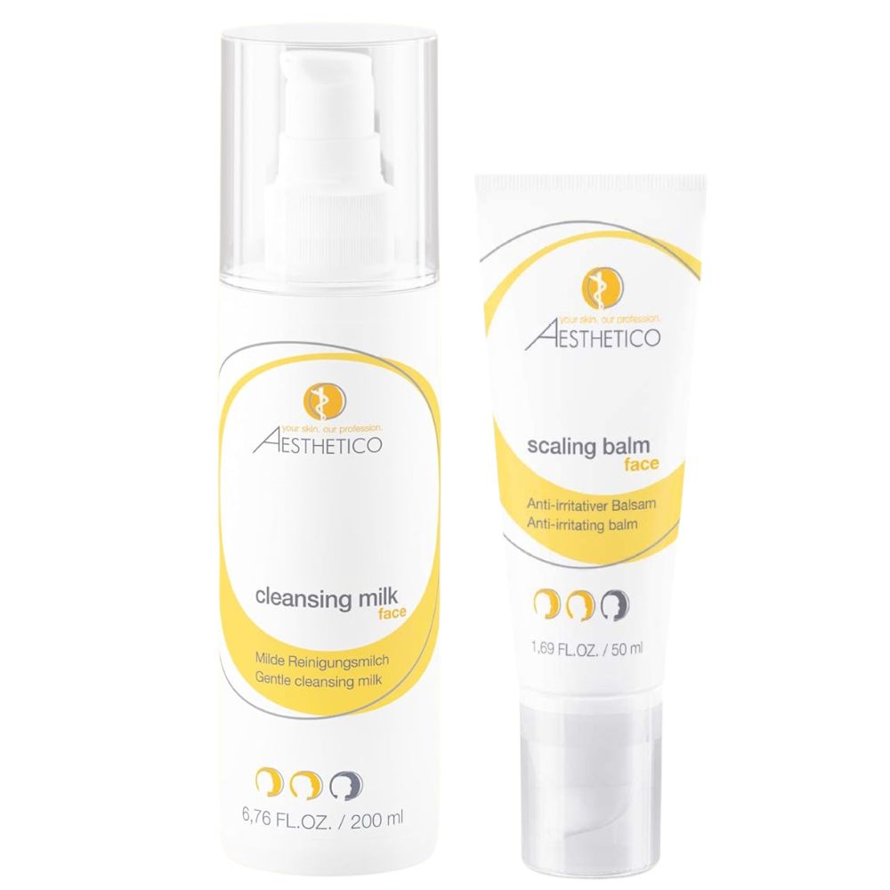 Aesthetico Sparset Cleansing Milk + Scaling Balm