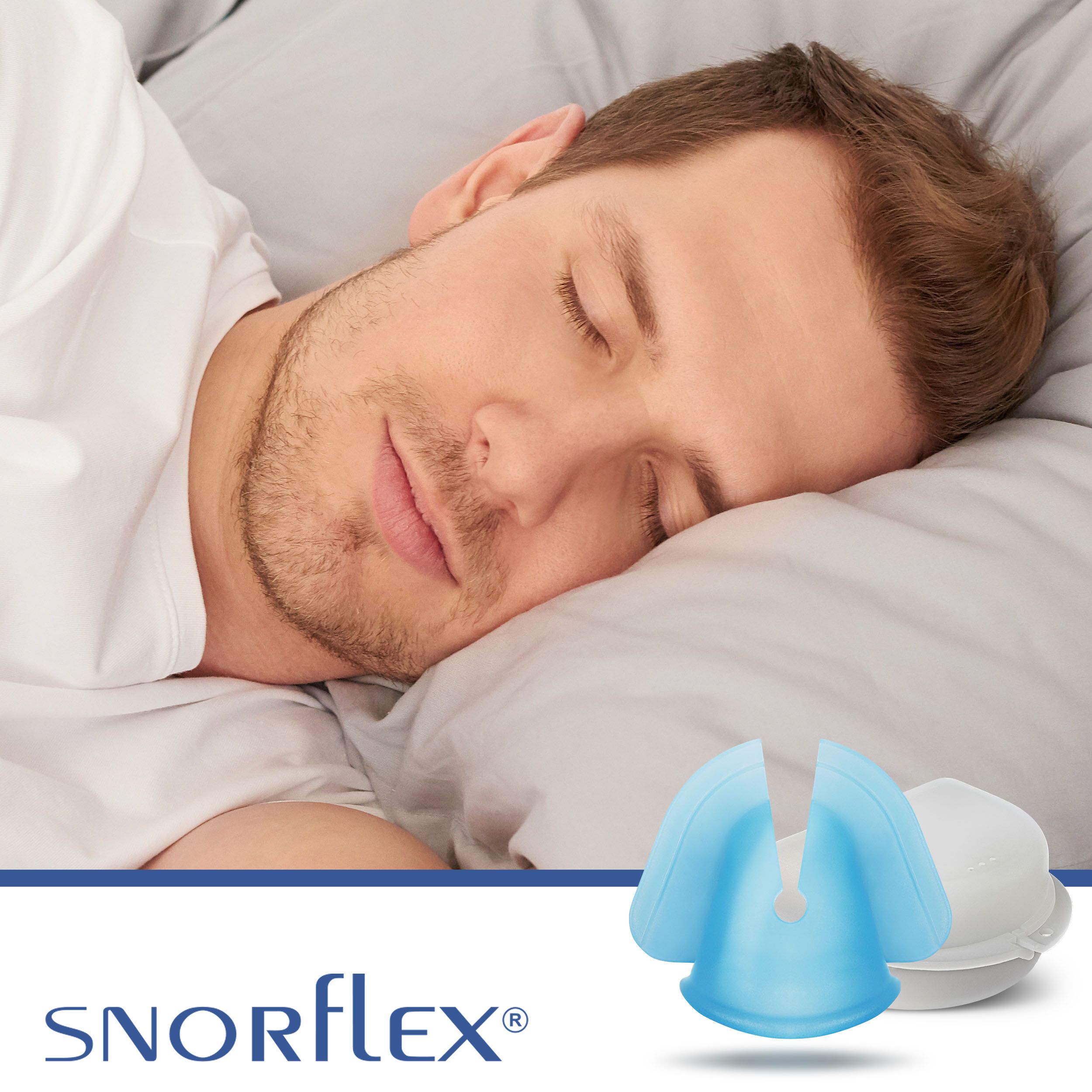 Snorflex - Gaumfit - Gaumentrainer gegen Schnarchen inkl. Aufbewahrungsbox
