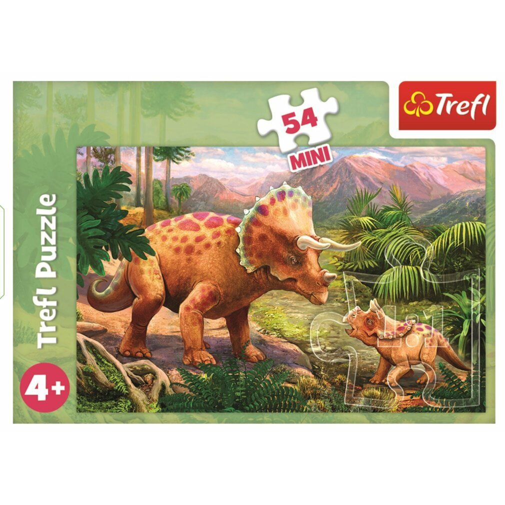 trefl Display Puzzle Amazing Dinosaurs 54 Teile (40 Stück)