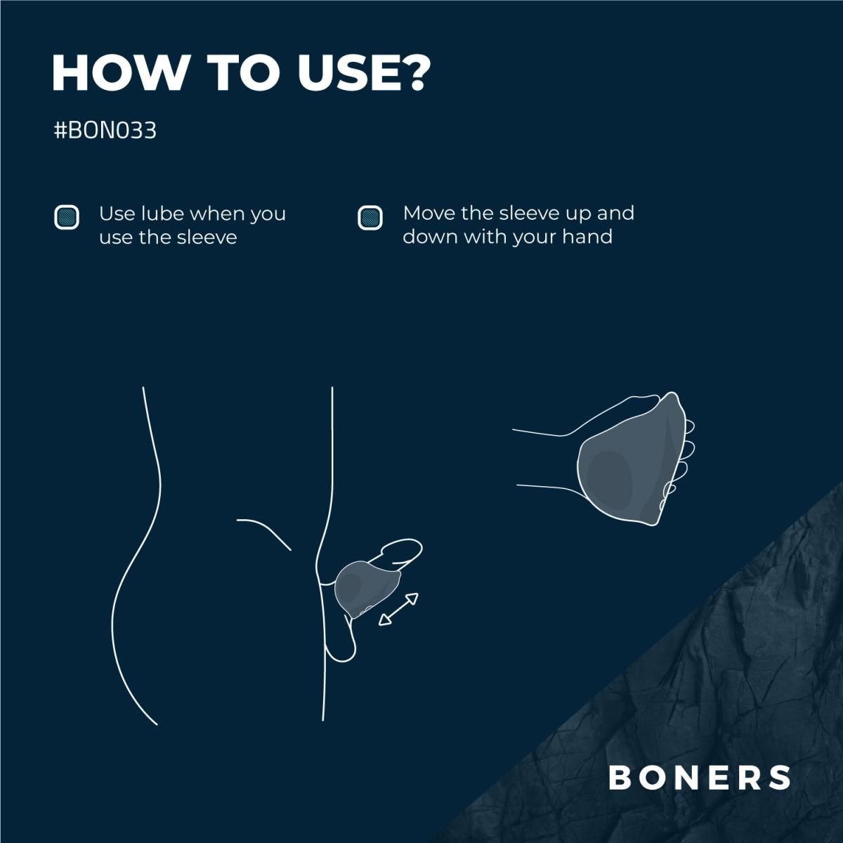 BONERS Masturbator Männer Vibration