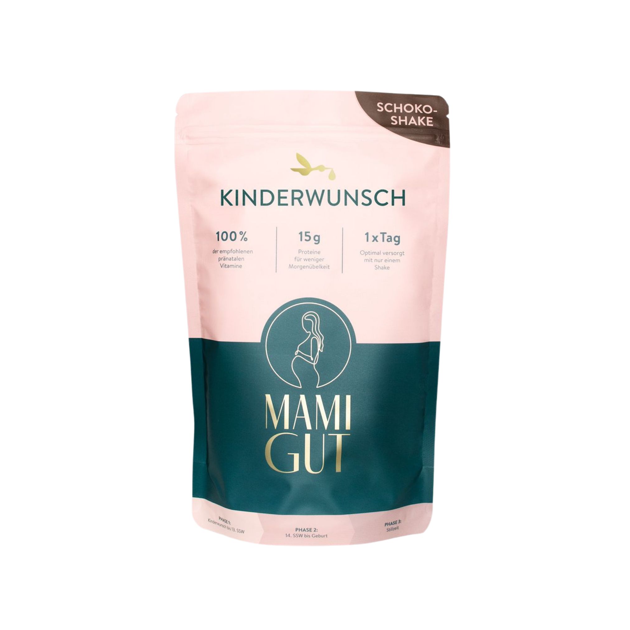 MamiGut Kinderwunsch (bis 14. SSW) Monatspaket + Shaker