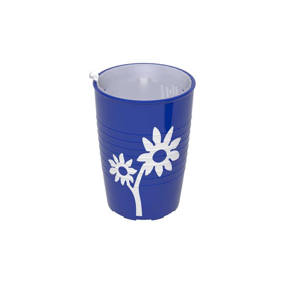 Ornamin Becher mit Antirutsch-Trick Blume unauffälligem Trinkaufsatz, bruchstabil 1 St