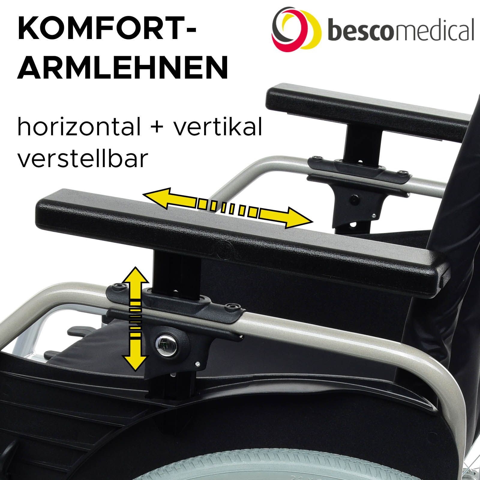 Bescomedical Premium Leichtgewicht Rollstuhl Primus ML 2.0 | Transport Rollstuhl