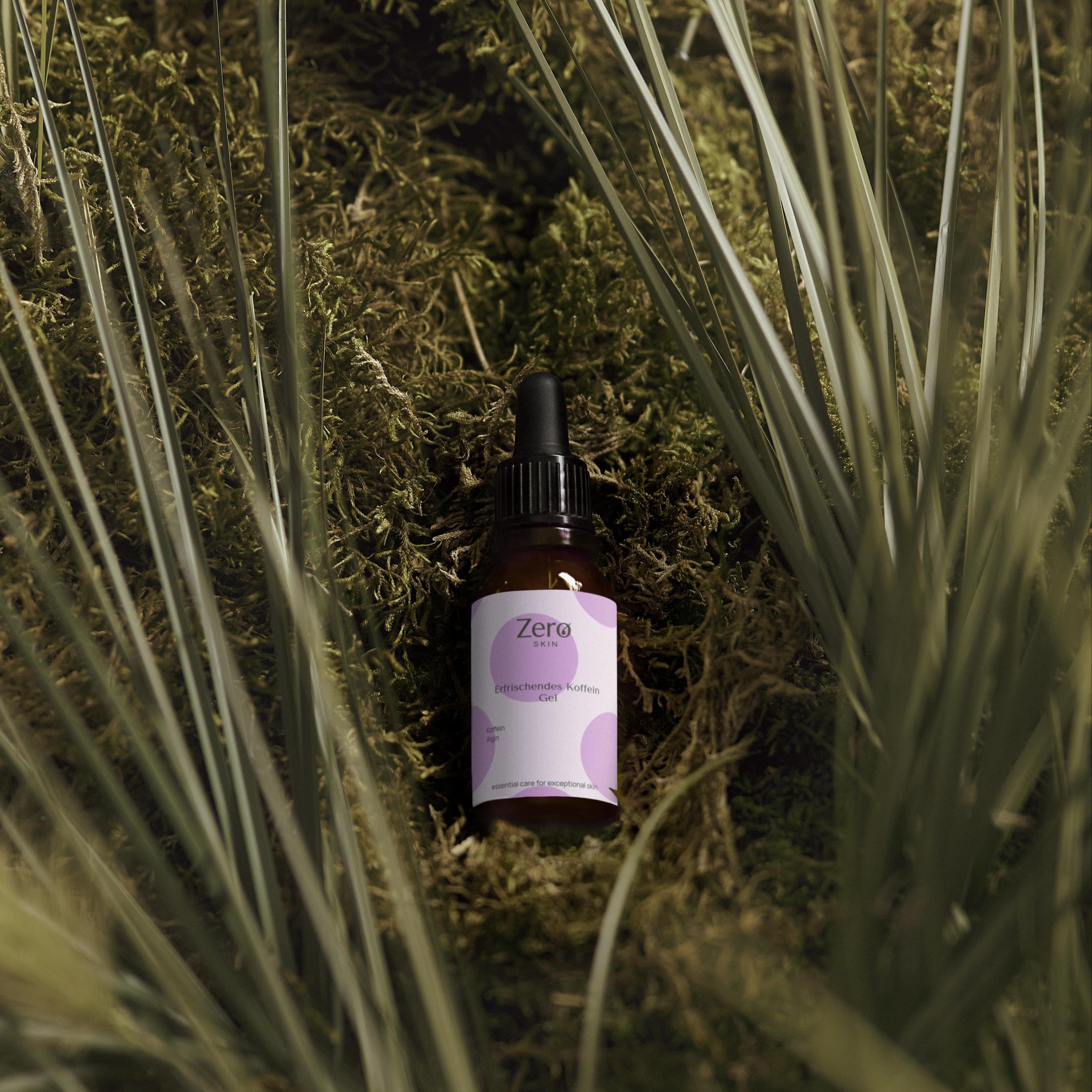 Zero Skin Erfrischendes Koffein Gel, belebend und hydratisierend für müde Augenpartien