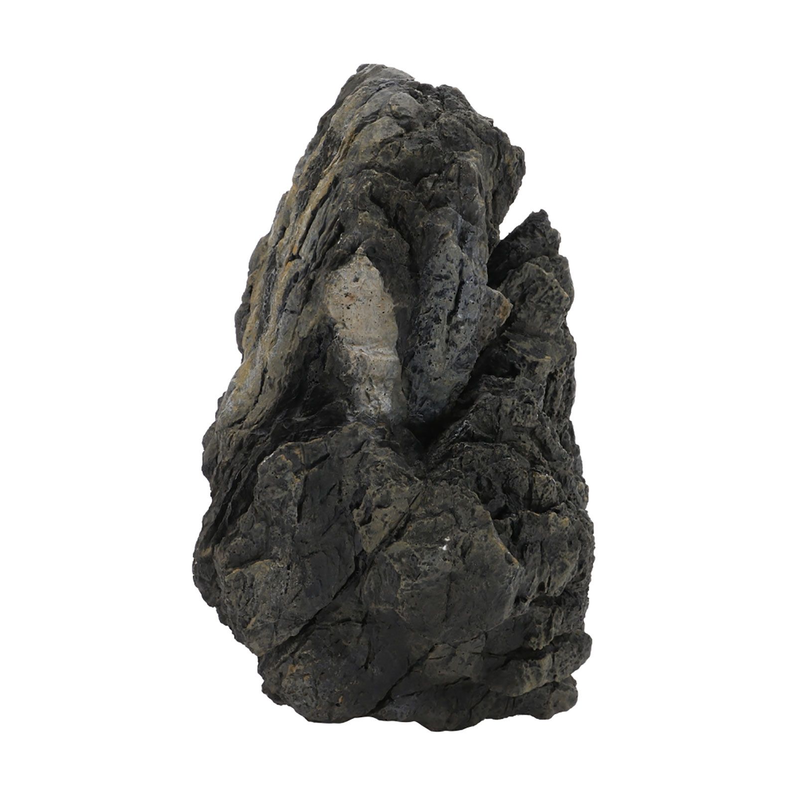 Awesome Aquatic Naturschiefer Steine – 2,5–7,6 Cm, Schwarz/grau, Für Aquarium, Terrarium & Deko