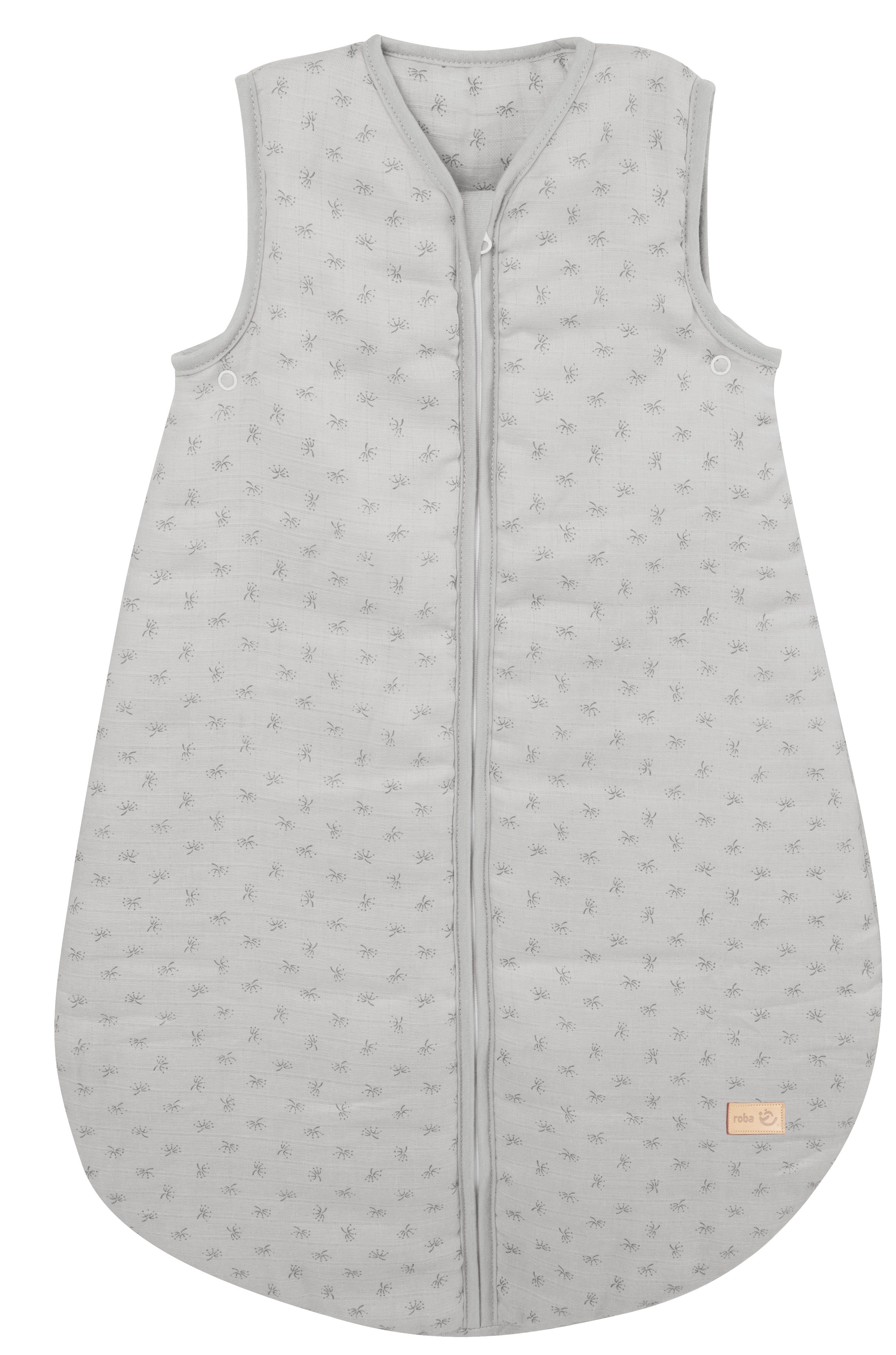 Roba Organic Schlafsack 'Lil Planet' - 90 cm - Silbergrau