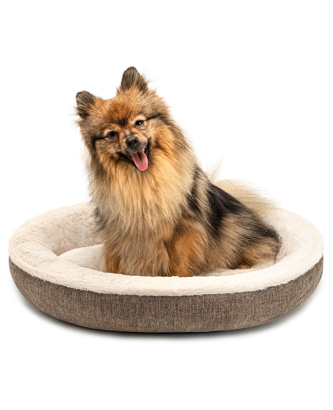 lionto Rundes Hundebett - Donutbed