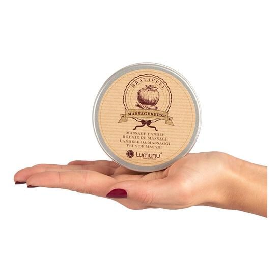 Lumunu Set Massageöl & Massagekerze mit Bratapfel Duft