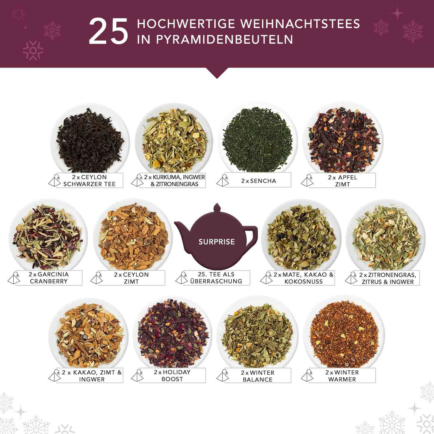 ETS - Tee Adventskalender Tannenbaum bio