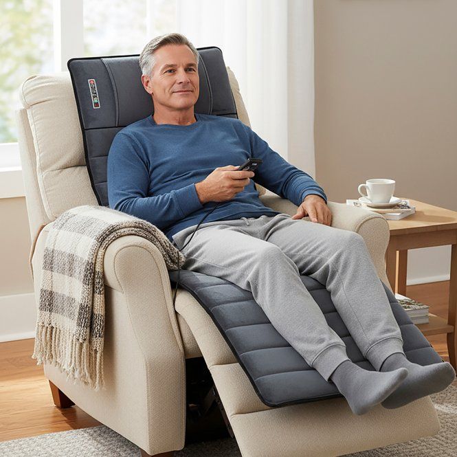 SANIQUE Massagematte mit Nacken-Shiatsu
