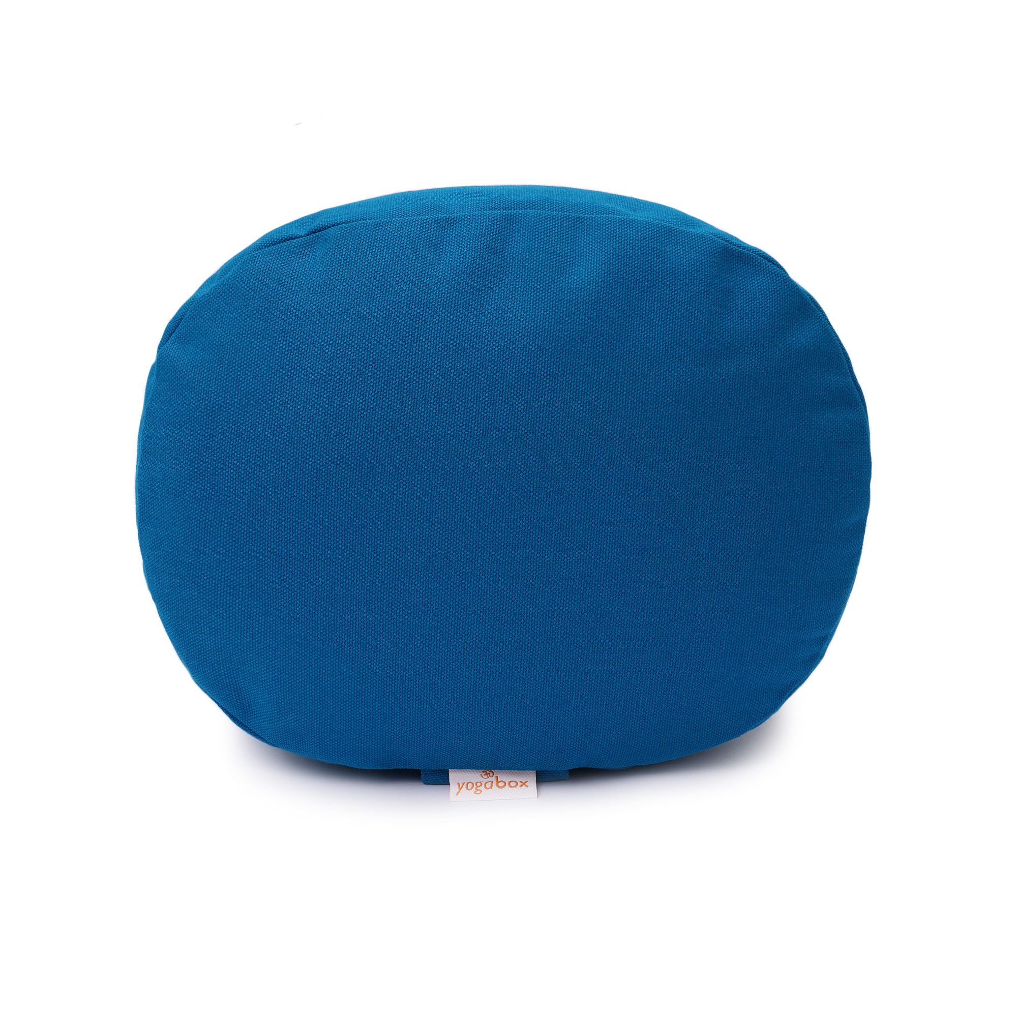 yogabox Yogilino® Reise Meditationskissen mini oval BASIC - petrol - 26 x 21 x 9 cm